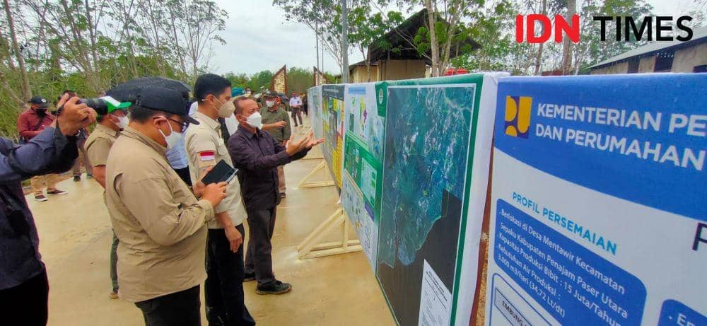 Dekan Fakultas Kehutanan Se Indonesia untuk melihat langsung Ibu Kota Negara (IKN) Nusantara, Selasa (22/3/2022). (IDN Times/Hilmansyah)