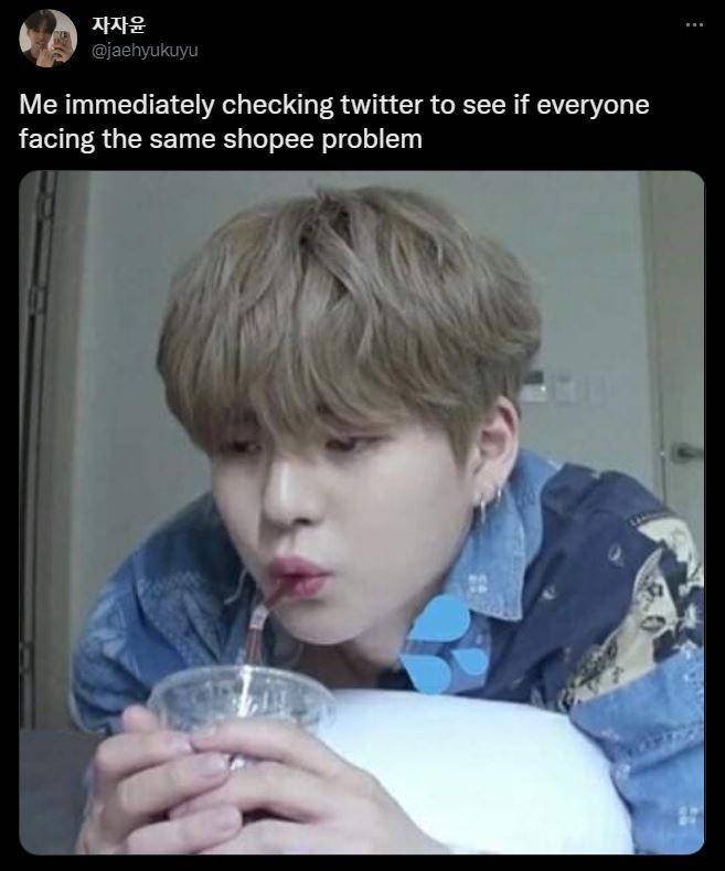 reaksi kesel warganet Shopee down (twitter.com/jaehyukuyu)