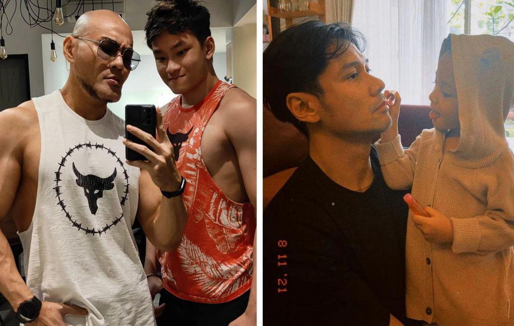 Ternyata Berhati Lembut, Simak 9 Artis Macho saat Bersama Buah Hati