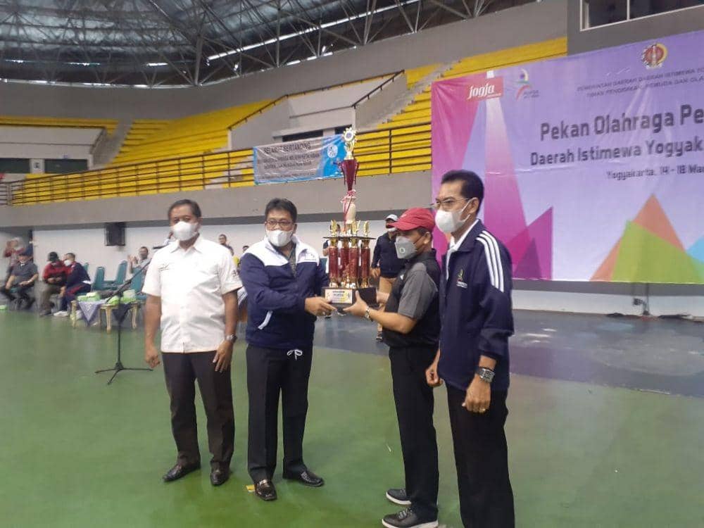 Kontingen Kabupaten Bantul juara umum Popda DIY 2022. (Dok. Humas Pemkab Bantul)