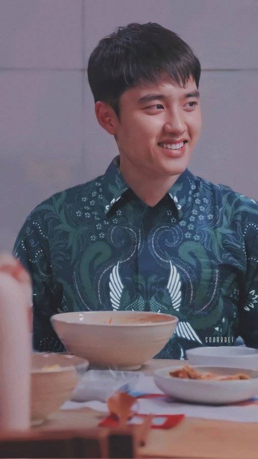 Editan D.O. EXO dengan batik (Twitter.com/parkyurii_)
