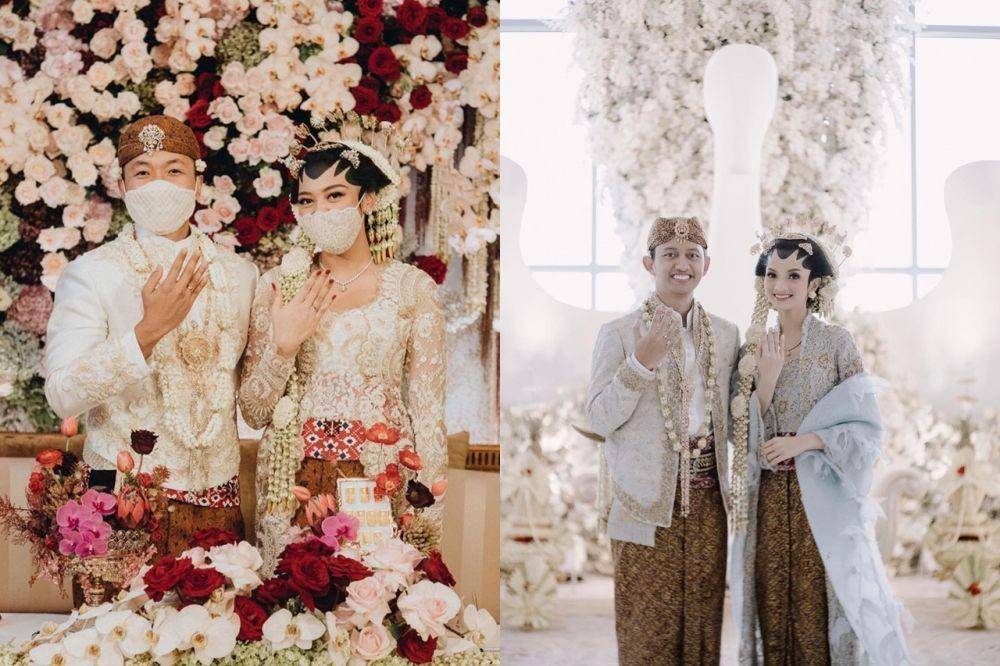 Akad Nikah Putri Tanjung vs. Sabrina Anggraini (instagram.com/morden.co | instagram.com/belvadevara)
