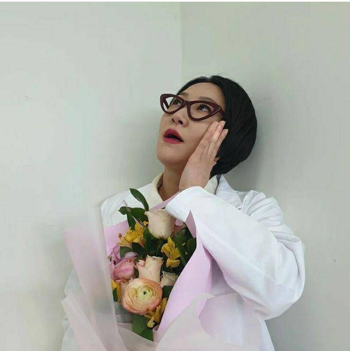 potret Kim Hyun Sook di balik layar Business Proposal (instagram.com/terrorgirl12)