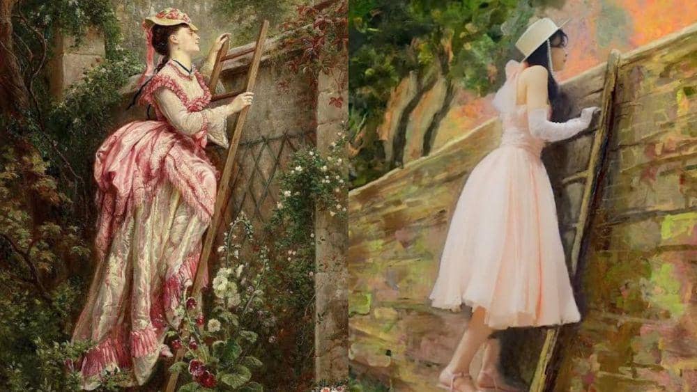 The Spy by Paul Dominique Philippoteaux (twitter.com/wikivictorian) | cuplikan MV Red Velvet "Feel My Rythm" (youtube.com/SMTOWN)