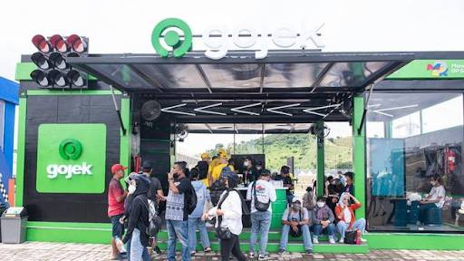 Gojek booth di Mandalika (Dok. Gojek)