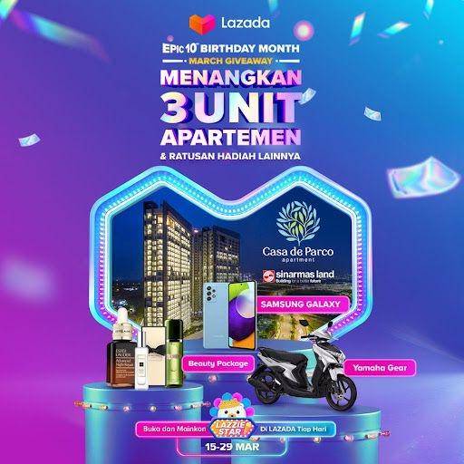 Hadiah Lazzie Star Cake Master (Dok.Lazada)
