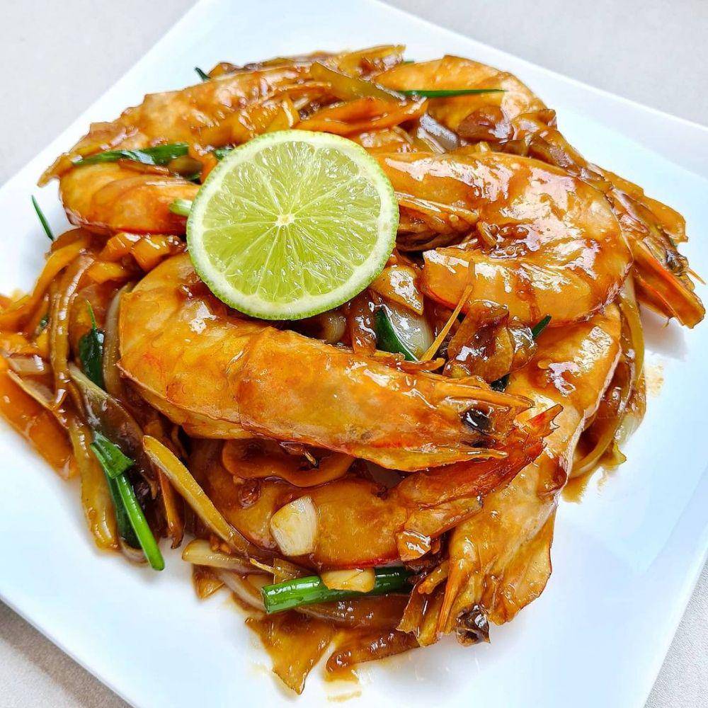 ilustrasi udang goreng saus mentega (instagram.com/dhy_kitchenworld)
