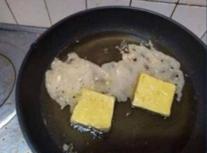 potret apes menggoreng (Instagram.com/receh.id)