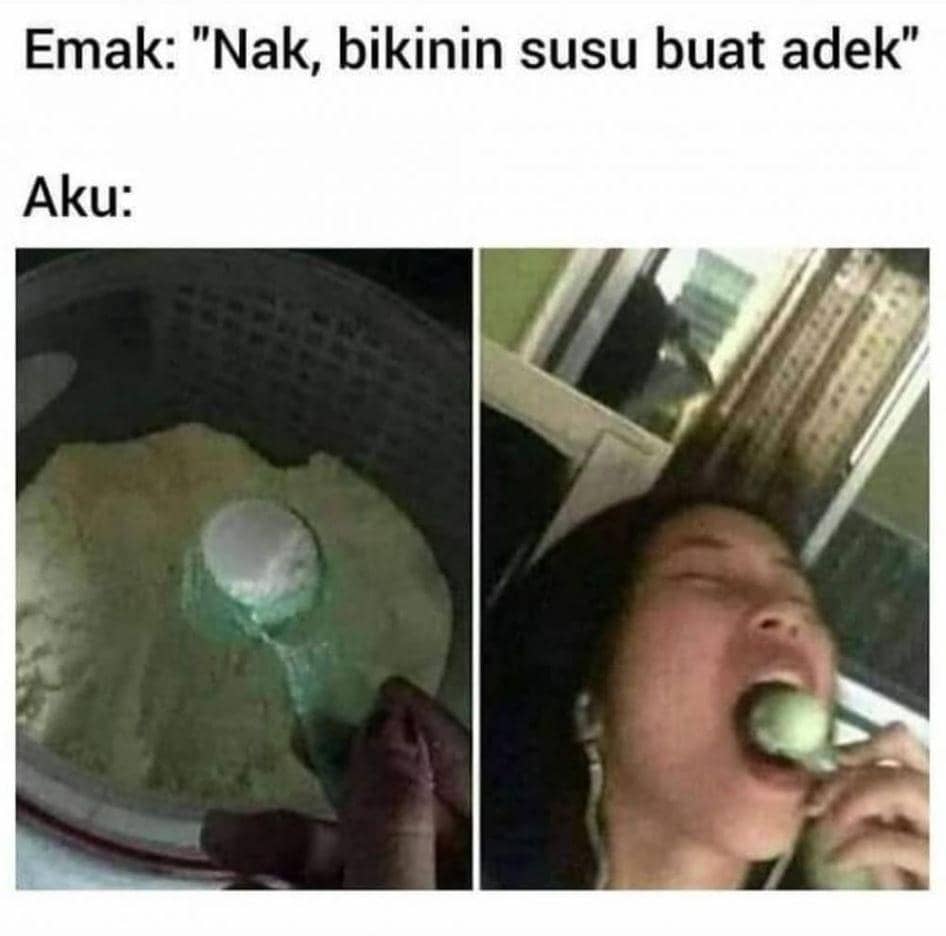 cari kesempatan dalam kesempitan (instagram.com/asupanmemekocak)