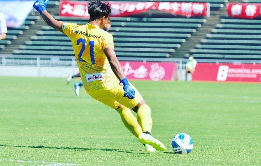 Kiper keturunan Indonesia di Jepang, Ryu Nugraha / Instagram @ryuu0406