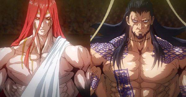 Lu Bu dan Thor bersiap dalam duel kematian ( Dok. Graphinica / Record of Ragnarok )