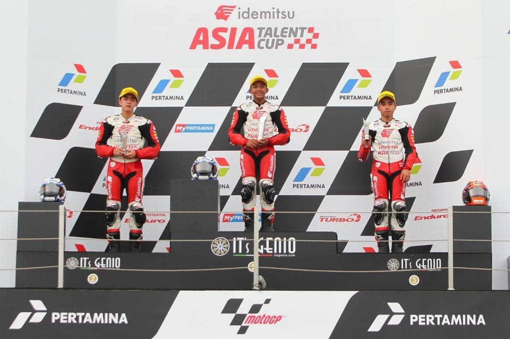 Pebalap Binaan Astra Honda Ukir Sejarah di Sirkuit Mandalika