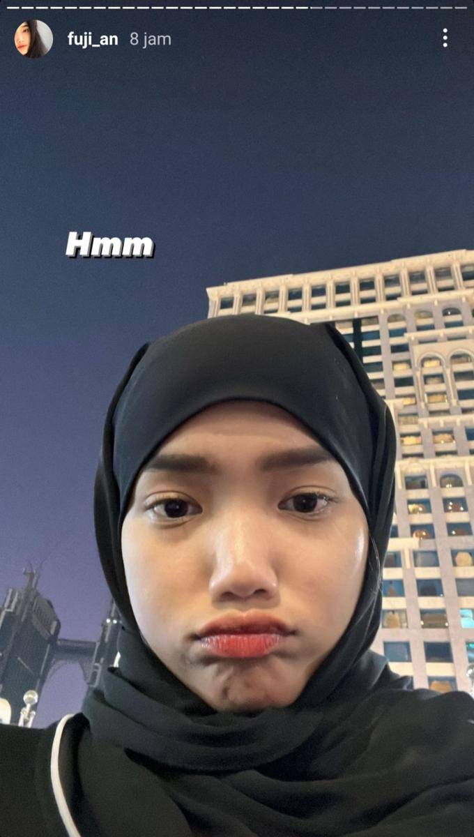 potret Fuji berhijab (instagram.com/fuji_an)