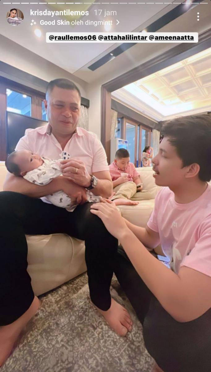 potret Raul Lemos dan Ameena (instagram.com/krisdayantilemos)