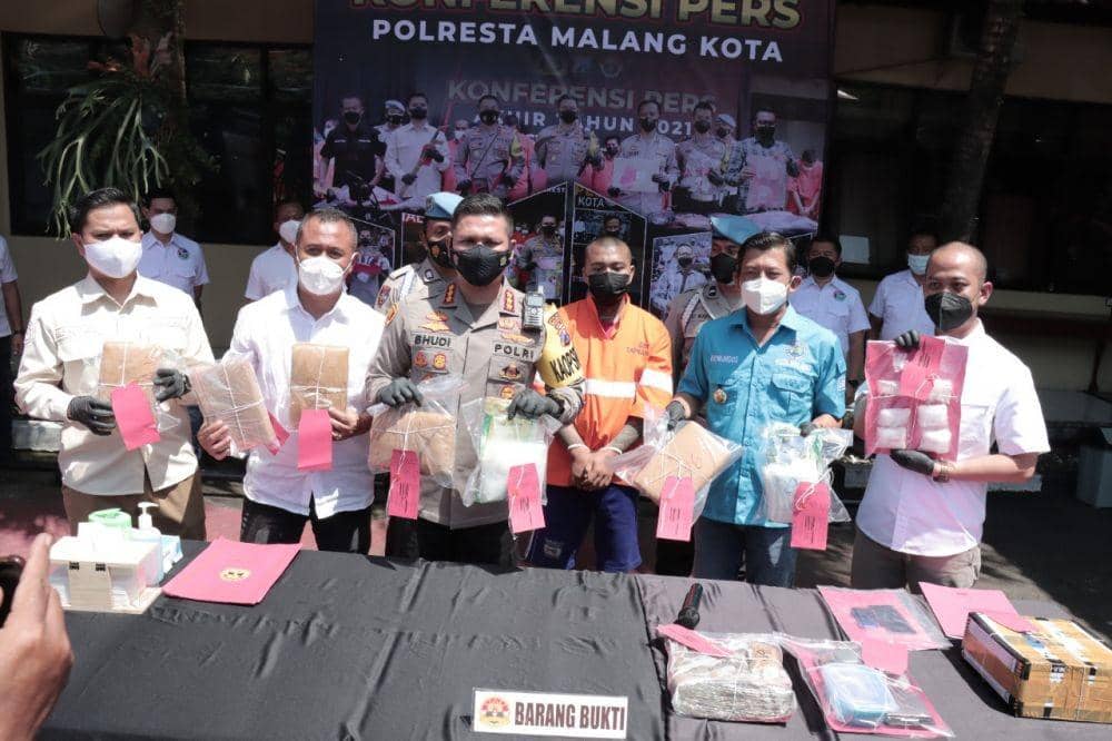Baru Keluar Penjara, Warga Malang Kembali Edarkan 9,2 Kg Narkoba
