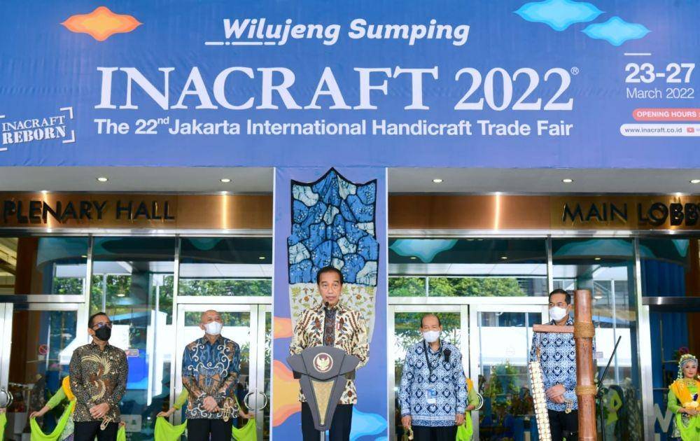 Presiden Ajak Masyarakat Cintai Produk Kerajinan Indonesia