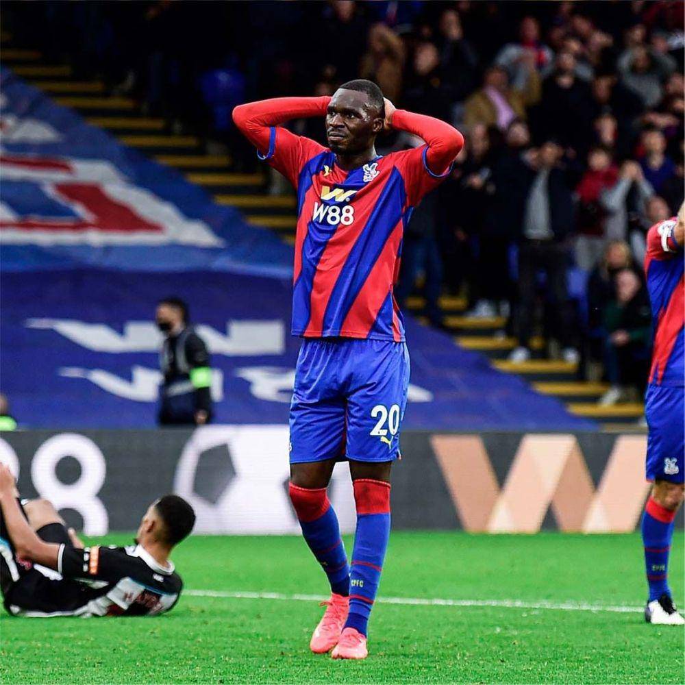 Christian Benteke tampil berkostum Crystal Palace. (instagram.com/christianbenteke)