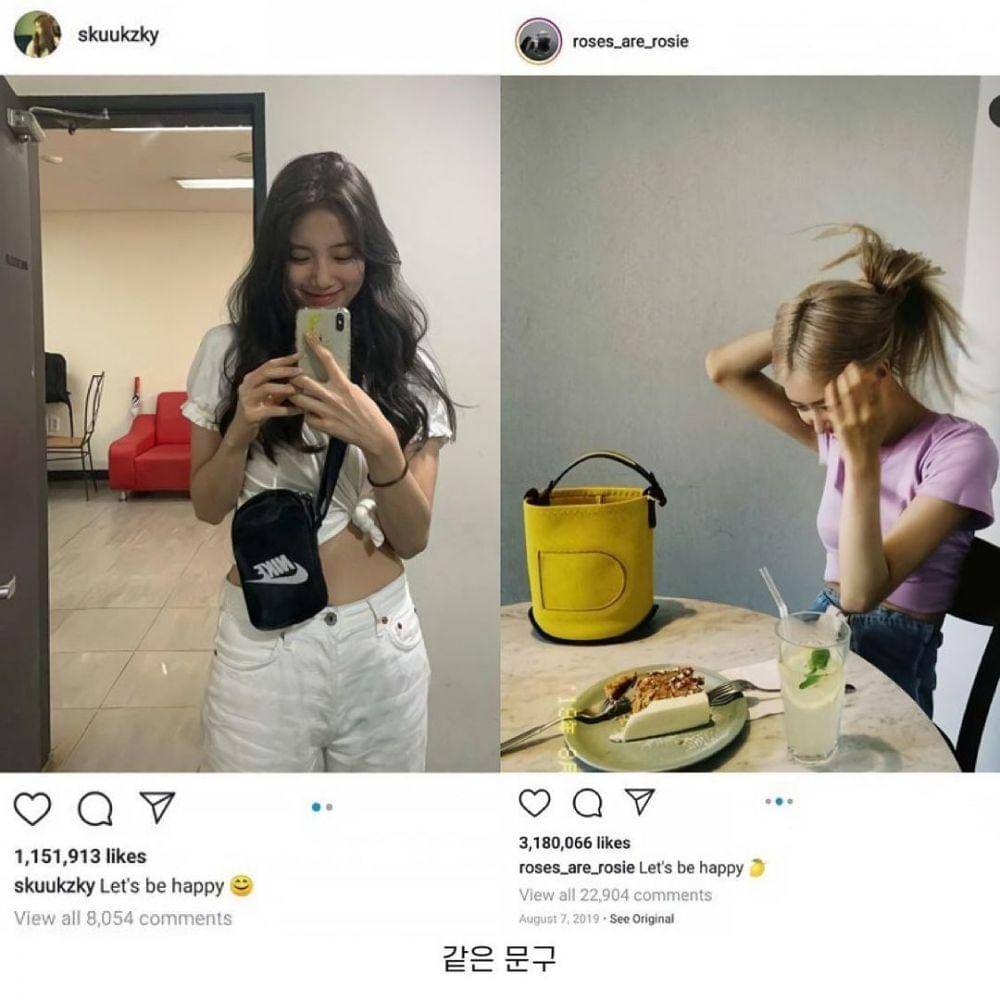 Suzy dan Rose ( instagram.com/idolissue)