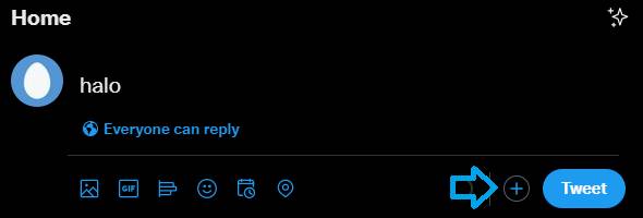Membuat thread di Twitter (dok. Pribadi/Fajrina Annisa)