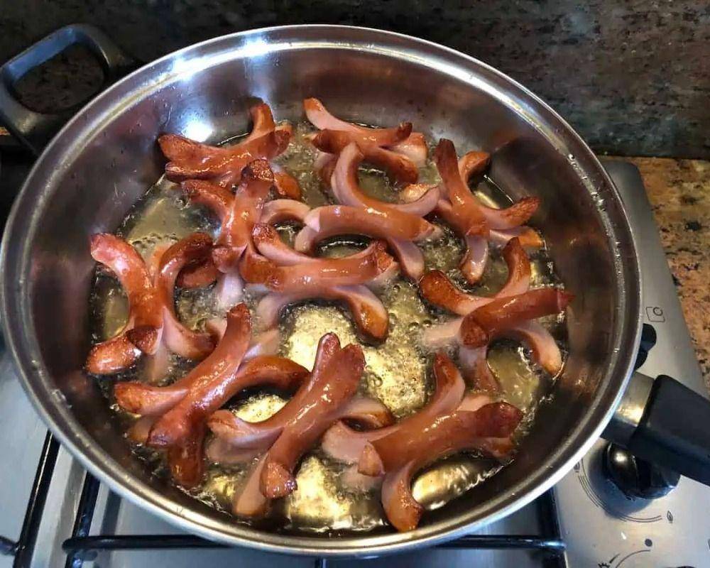 cara menggoreng sosis (polishfoodies.com)