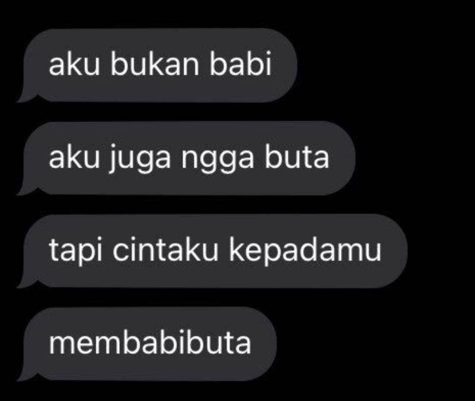 gombalan bikin ayang ketawa (twitter.com/lifeisgoingon05)
