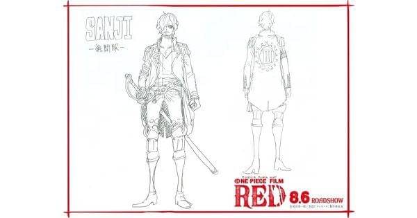 Outfit Sanji untuk film One Piece Film Red ( Dok. Twitter ONE PIECE FILM RED / One Piece: Red )