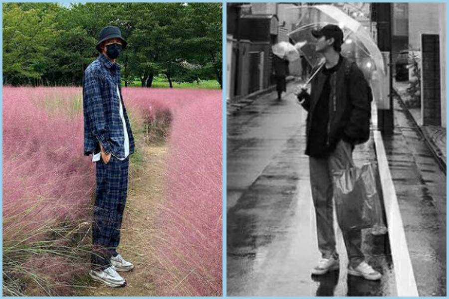kolase potret ootd hangout ala aktor Business Proposal (instagram.com/songwonseok88 | instagram.com/imhyoseop)
