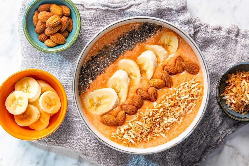 Resep Orange Carrot Smoothie Bowl, Kombinasi Buah dan Sayur yang Segar