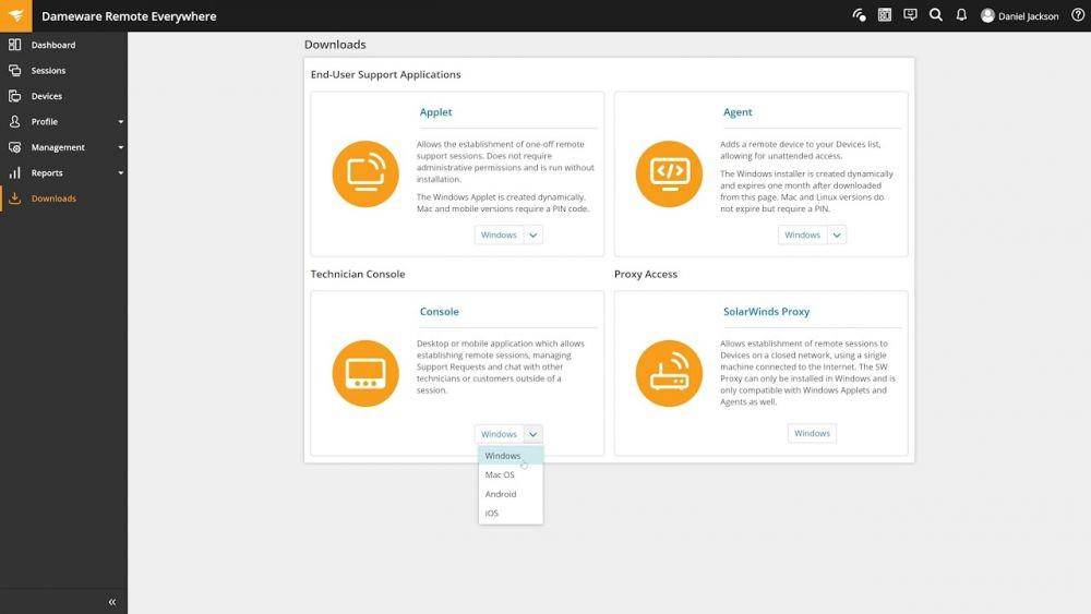 ilustrasi Dameware Remote Everywhere (sourceforge.com)
