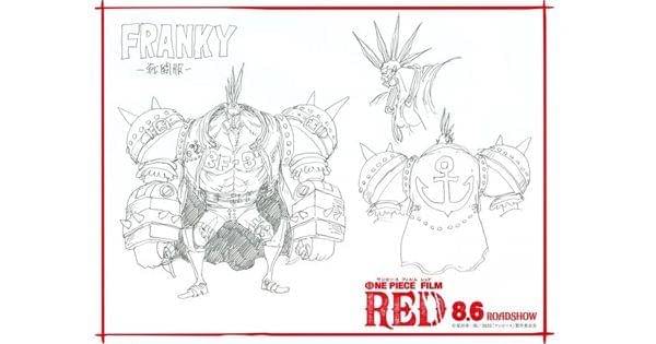 Outfit Franky untuk One Piece Film Red ( Dok. Twitter ONE PIECE FILM RED / One Piece Film Red ))
