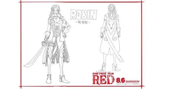 Outfit Robin untuk One Piece Film Red ( Dok. Twitter ONE PIECE FILM RED / One Piece Film Red )