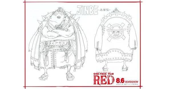 Outfit Jinbei untuk One Piece Film Red ( Dok. Twitter ONE PIECE FILM RED / One Piece Film Red )