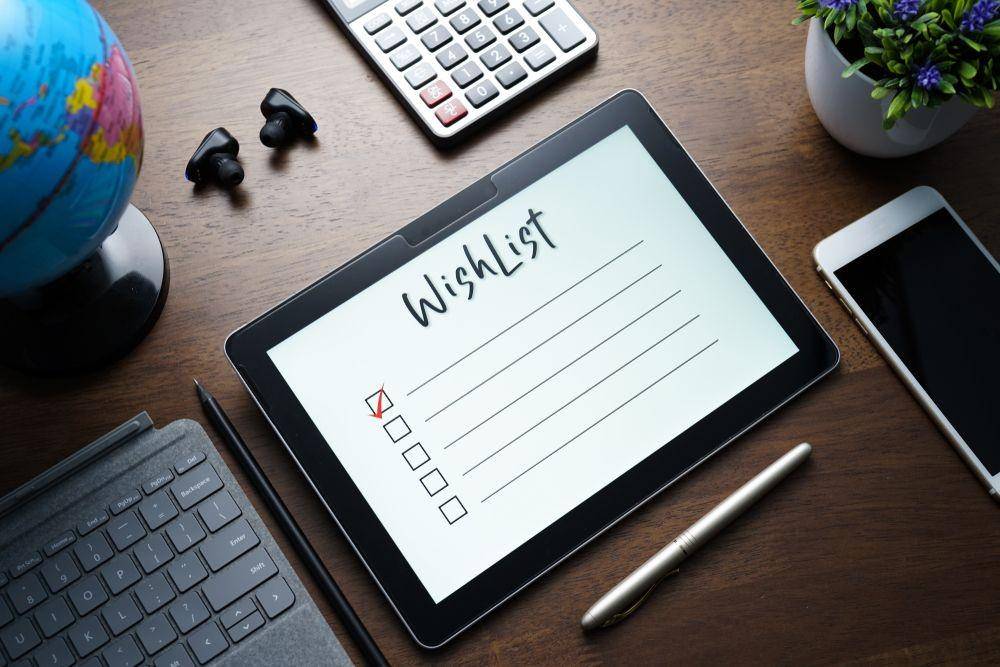 Ilustrasi wishlist. (ShutterStock/SyafiqAdnan)