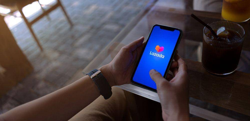 Aplikasi Lazada. (Shutterstock/Pravinrus)