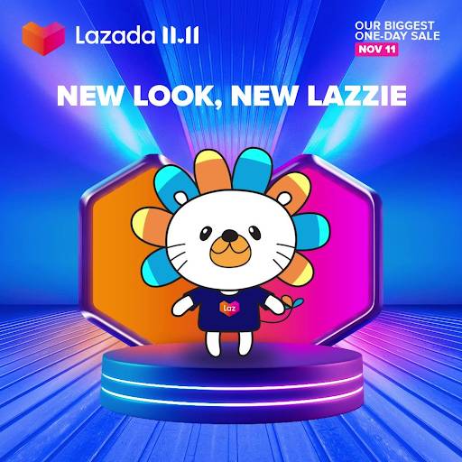 Lazzie, ikon singa Lazada. (Dok. Lazada)