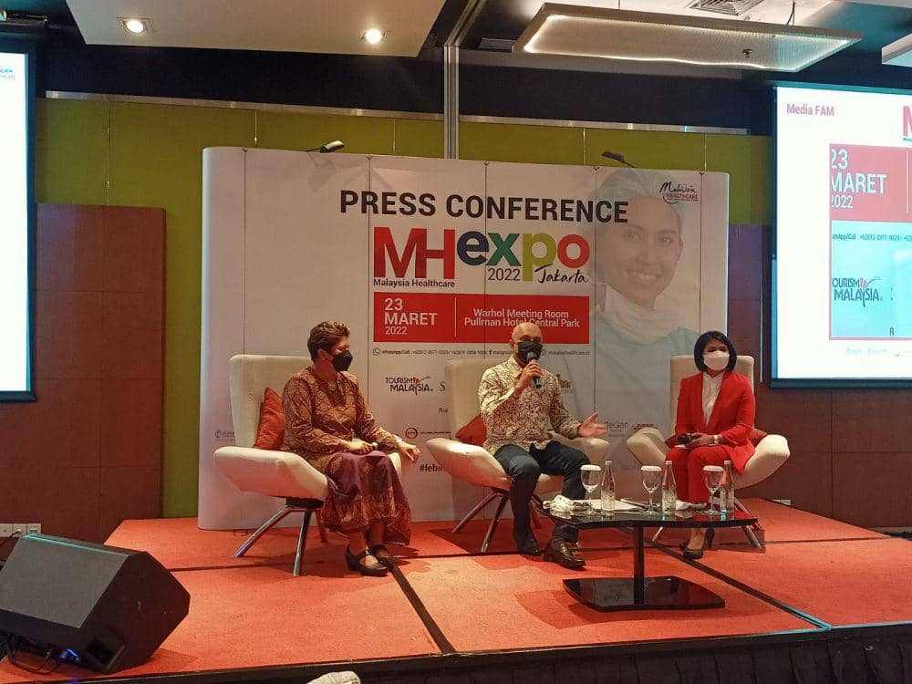 Press Conference Malaysia Healthcare Expo 2022. 23 Maret 2022. (IDN Times/M. Tarmizi Murdianto)