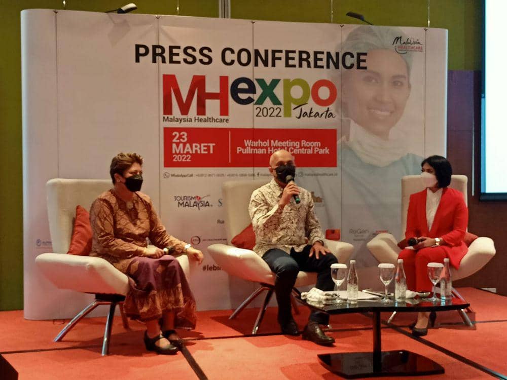 Press Conference Malaysia Healthcare Expo 2022. 23 Maret 2022. (IDN Times/M. Tarmizi Murdianto)