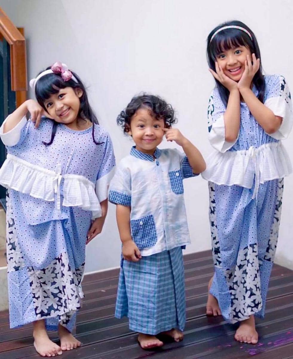 potret Megumi, Miskha, dan Miguel (instagram.com/desta80s)