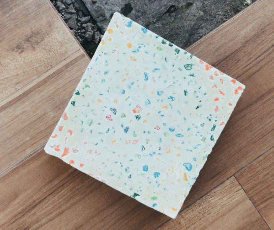 Hasil akhir terrazzo yang siap digunakan (Dok. pribadi/Andre Winarto)