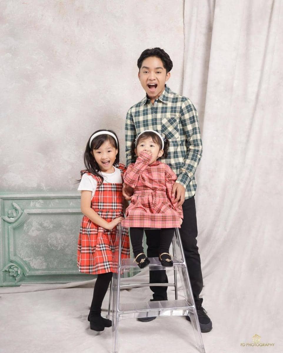 Potret Betrand Peto, Thalia, dan Thania (instagram.com/ruben_onsu)