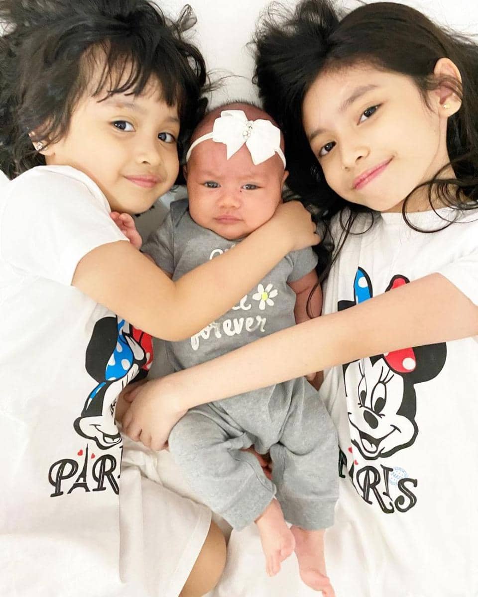potret Mirielle, Alodie, dan Aubrey (instagram.com/nancyagita)