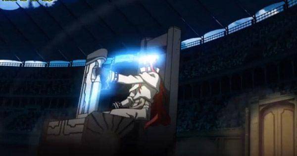 Thor berteleportasi ke area duel ( Dok. Graphinica / Record of Ragnarok )