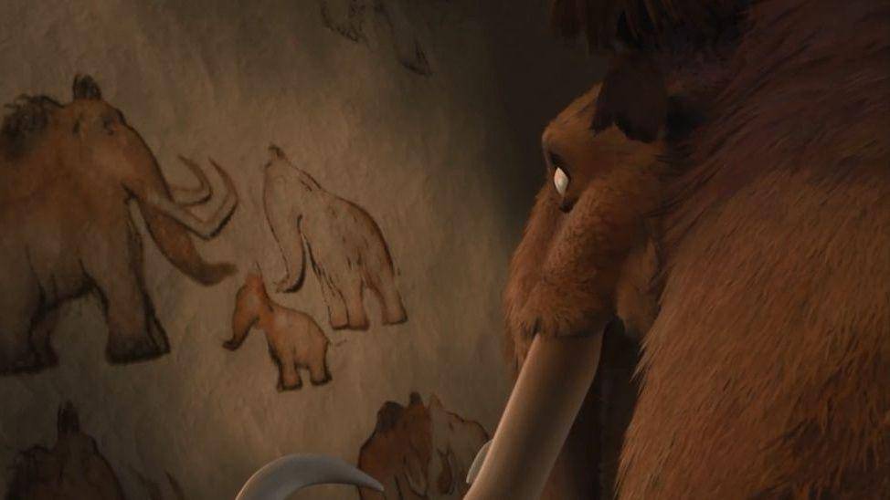 Manny mengingat keluarganya. (dok. Walt Disney Pictures/Ice Age)