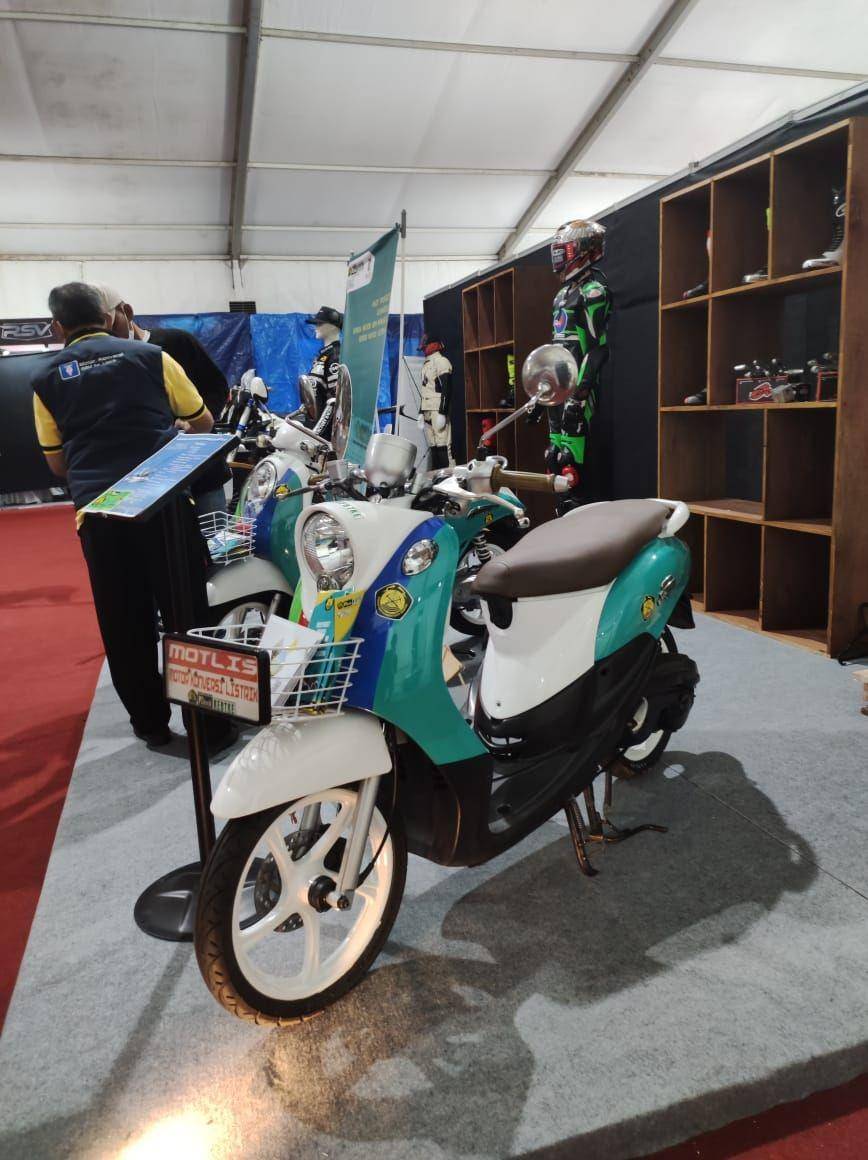 Motor listrik karya tim Arfie Ikhsan Firmansyah yang turut tampil di Mandalika dan merupakan top 6 proyek inovasi EBT PFsains 2021 yang dibina langsung oleh Pertamina Foundation. (Dok. Pertamina)