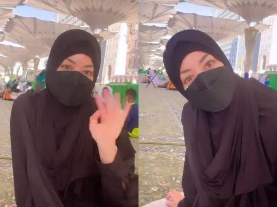 Tampil Berhijab, Simak Potret Lulu Tobing Umrah Pertama Kalinya