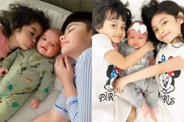 10 Potret Kebersamaan Anak Artis 3 Bersaudara, Saling Sayang!
