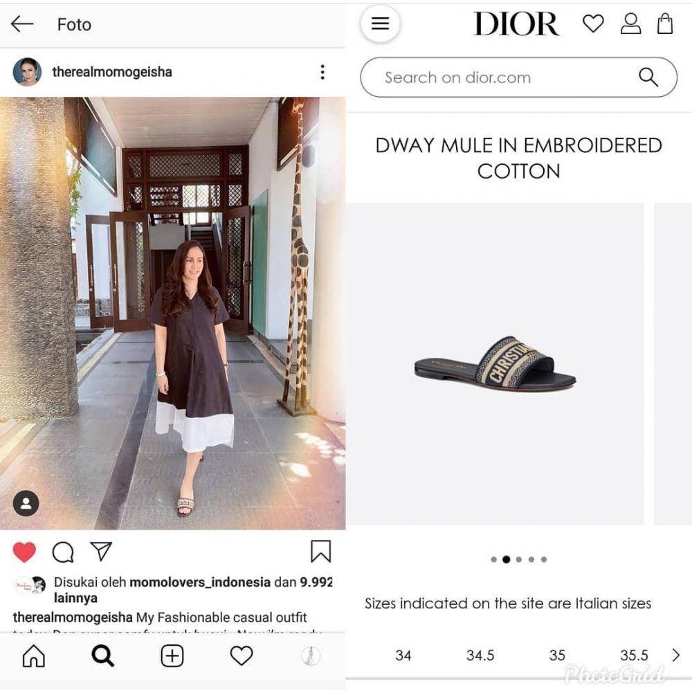 harga sendal Momo Geisha (instagram.com/fashionmomogeisha)