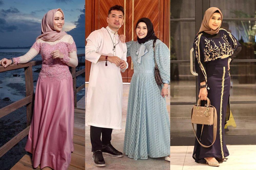 10 Gaya Kondangan Glamor ala Septia Siregar, Istri Crazy Rich