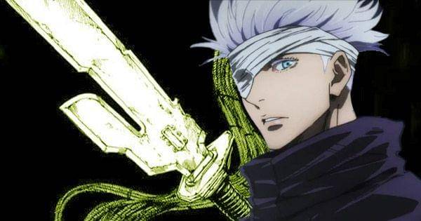 Gojo dan Inverterd Spear of Heaven yang dihancurkannya ( Dok. Mappa/Jujutsu Kaisen)( Dok. Shueisha/Jujutsu Kaisen )