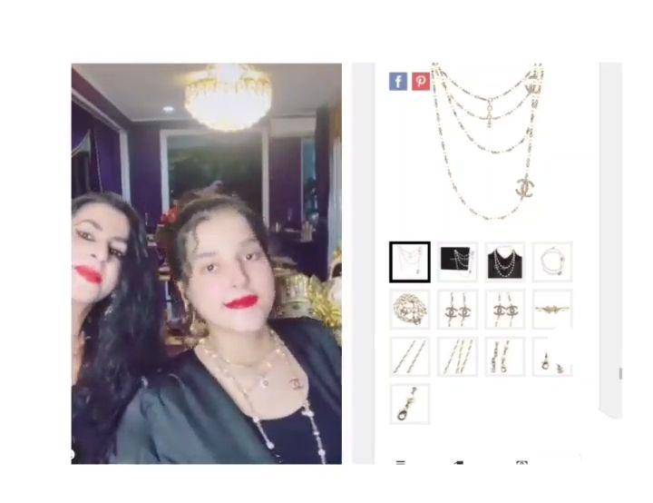 Tasya Farasya memakai kalung dari Chanel (instagram.com/tasyafarasya.wearings)